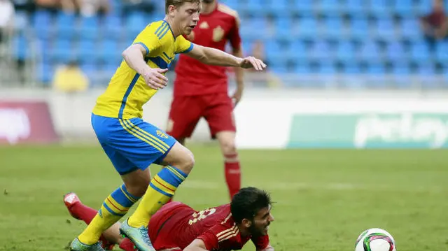 Ceballos spelade 90 minuter mot Sverige