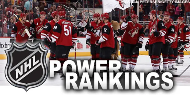 NHL Power Rankings: ”Coyotes på oanade höjder” 