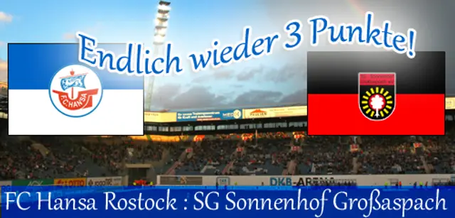 Inför Hansa Rostock - SG Sonnenhof Großaspach