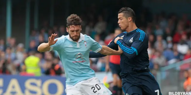 Tappert Celta Vigo föll mot Real Madrid