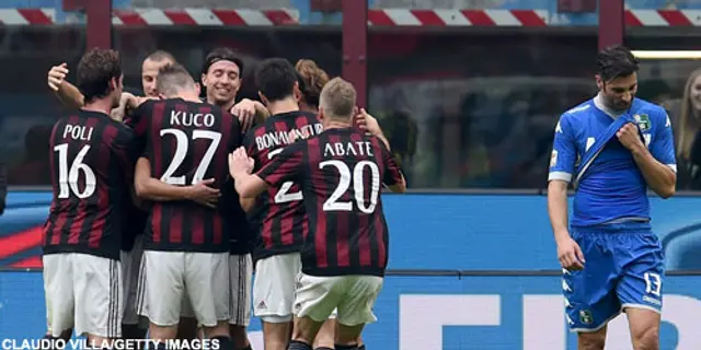 Matchrapport Milan - Sassuolo 2-1: En seger, till slut