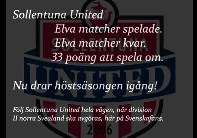 Sollentuna United ska sikta mot toppen