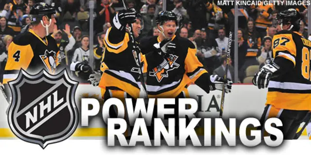 NHL Power Rankings: ”Perfekt vecka för Penguins” 