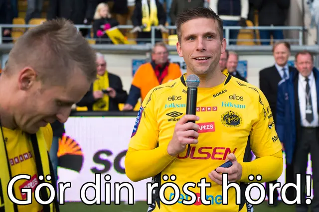 Gör din röst hörd - hör av dig!