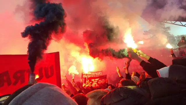 Bilder från avancemanget