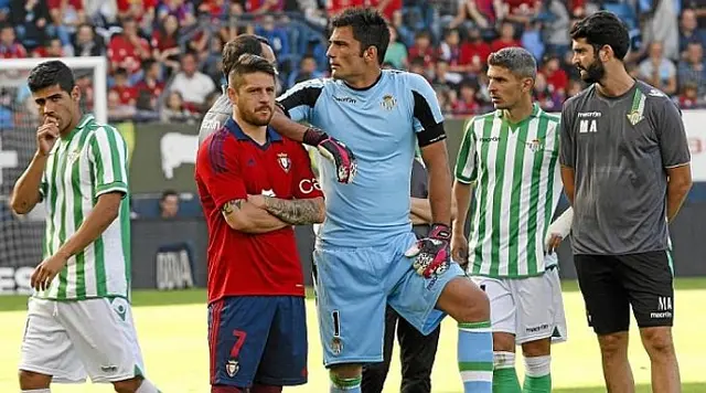 Real Betis nekas inställelse i Fallet Osasuna samt frias från misstanke