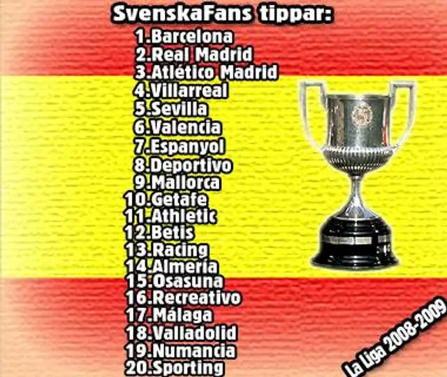 S&aring; slutar La Liga - 1