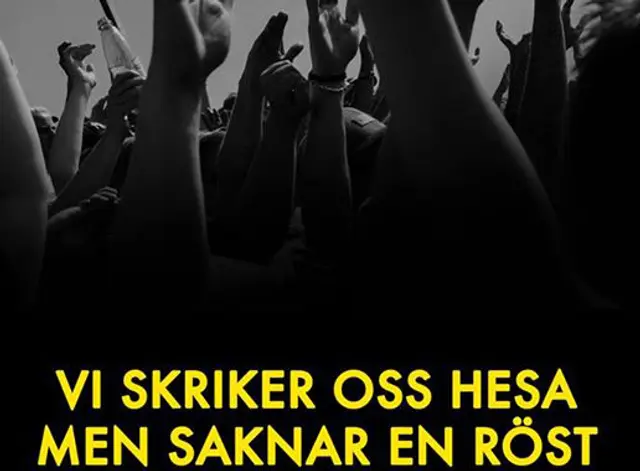 Release: 'Vi skriker oss hesa men saknar en röst'