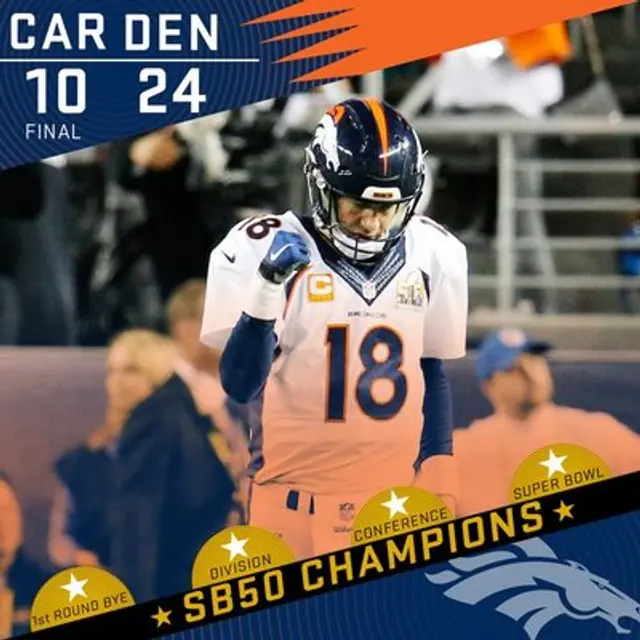 Denver Broncos NFL Champions 2015/16!