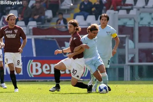 Lazio-Torino 1-1: s&auml;nkta f&ouml;rv&auml;ntningar...