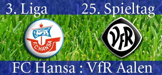 Inför FC Hansa - VfR Aalen