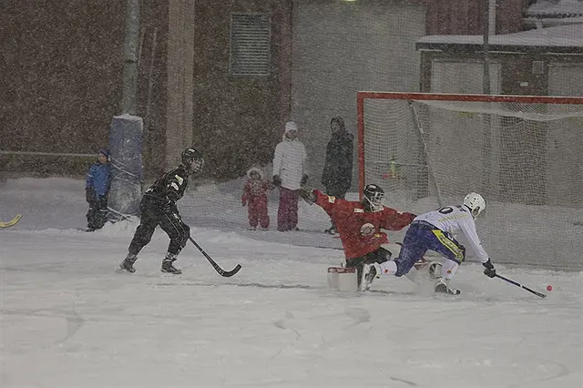 HIK orkade inte riktigt i snöstormen