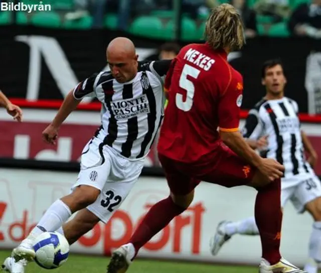 Siena - Roma 1-0: Elva viljel&ouml;sa m&auml;n blev nio 