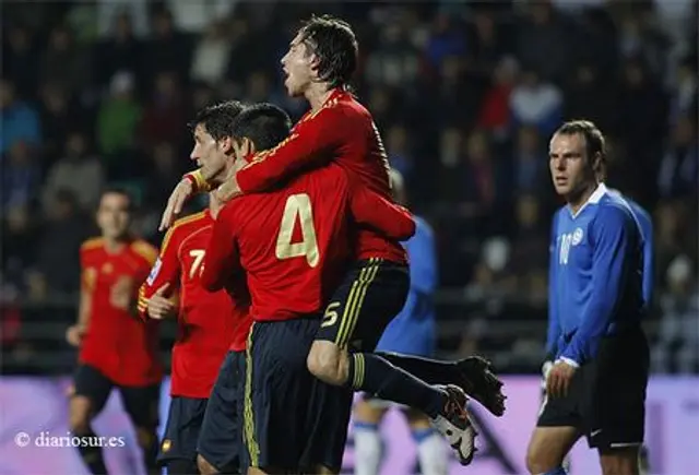 V&auml;ntad seger f&ouml;r La Roja: Estland 0 – Spanien 3