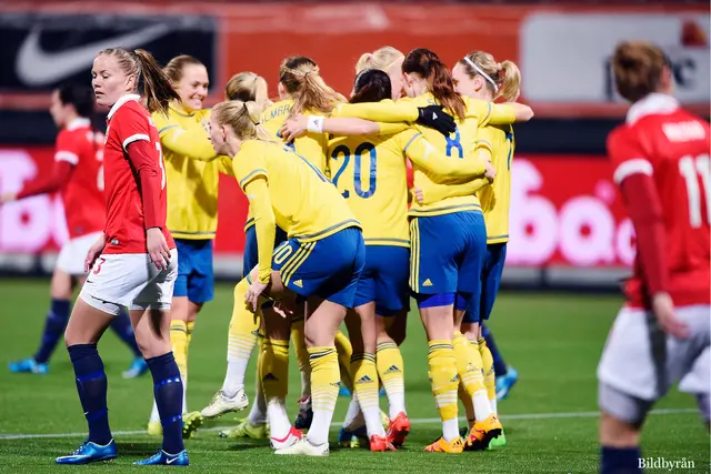 Förlust för Norge mot Sverige