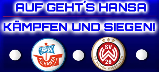 Inför FC Hansa - SV Wehen Wiesbaden