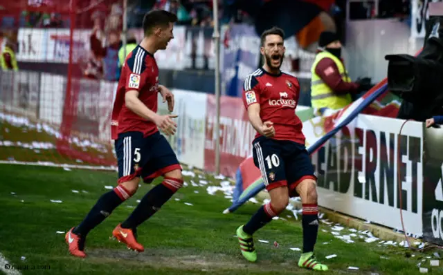 Osasuna tvålade till ligatvåan