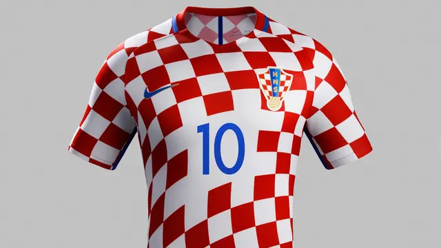 Kroatiens nya matchställ presenterade