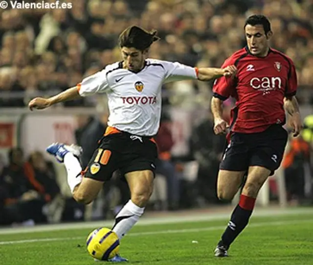 Sen inf&ouml;r: Osasuna - Valencia