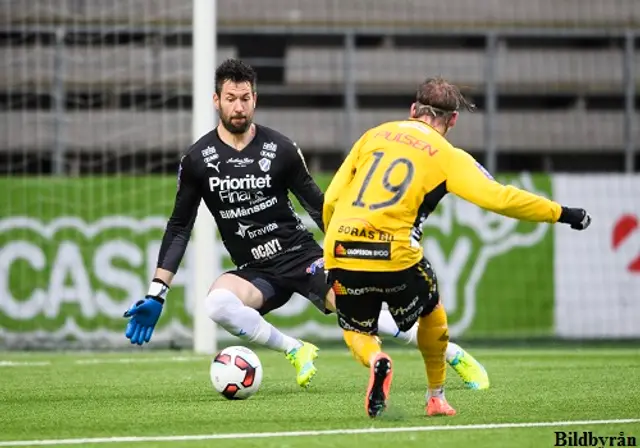 Simon Hedlund - gigant mot Halmstads Bollklubb