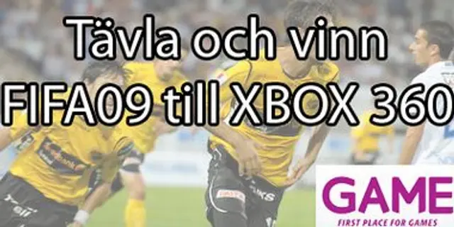 Vinn FIFA09 till XBOX 360