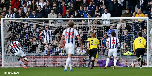 Gomes dubbel straffhjälte när Watford bortaslog WBA