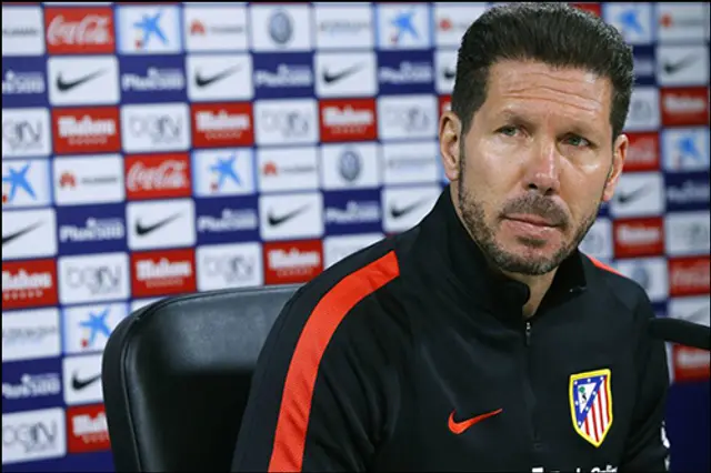 Diego Simeone: "Rädd för att Saúl ska lämna Atlético? Nej"