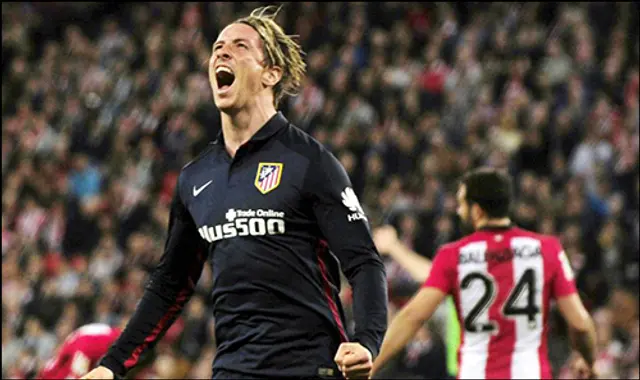 Fernando Torres gav Atlético tredje raka på nya San Mamés