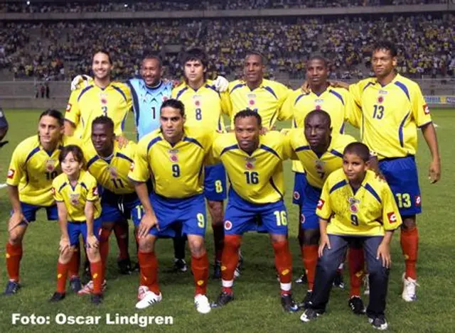 Mållöst för svagt Colombia