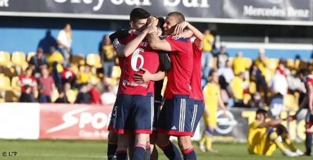 Sjunde bortavinsten för Osasuna kom mot Alcorcón