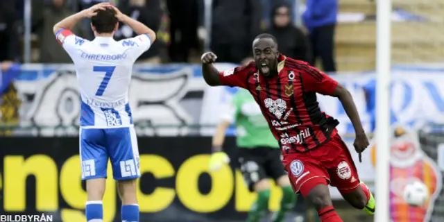 Matchrapport: Östersunds FK-IFK Göteborg 2-0 (0-0)