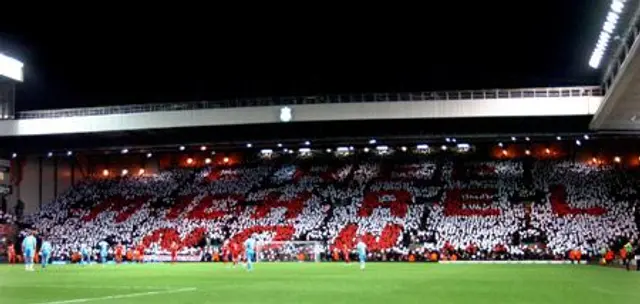 The Kop visar sitt st&ouml;d f&ouml;r f&auml;ngslad supporter