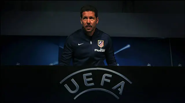 UEFA OPEN MEDIA DAY: Diego Simeone: "Italien är den perfekta fotbollsscenen för finalen"