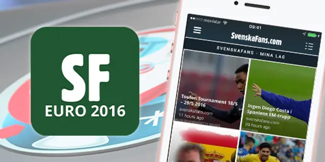 SvenskaFans lanserar EM-app 