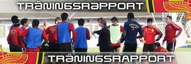 Syrianskas träningsrapport v 50.