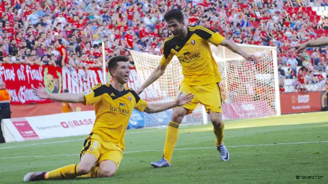 Osasuna vidare efter seger med 3-2 i Tarragona