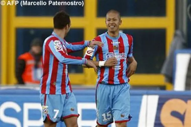 Catania-Juventus 1-3: Rossazzurri hängde med i en halvlek