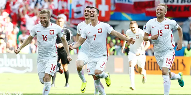 Polen straffar sig förbi Schweiz och når kvartsfinal