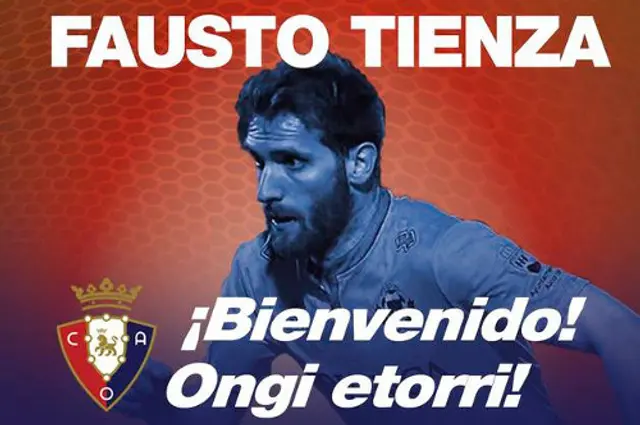 Officiellt: Fausto Tienza klar för Osasuna