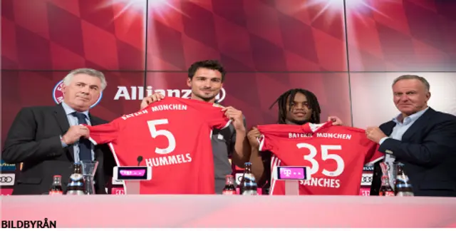 Hummels och Sanches har anlänt 