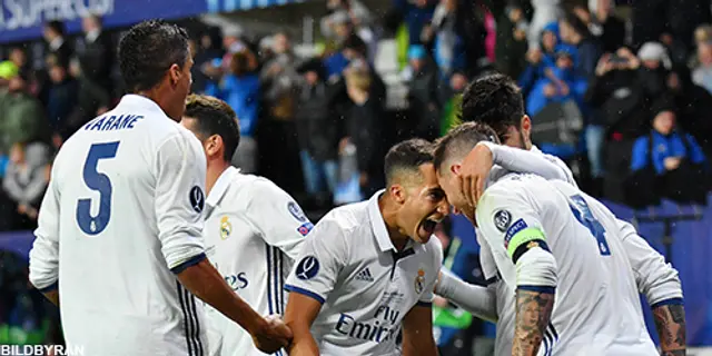 Matchrapport: Real Madrid - Sevilla (3 -2 efter förlängning)