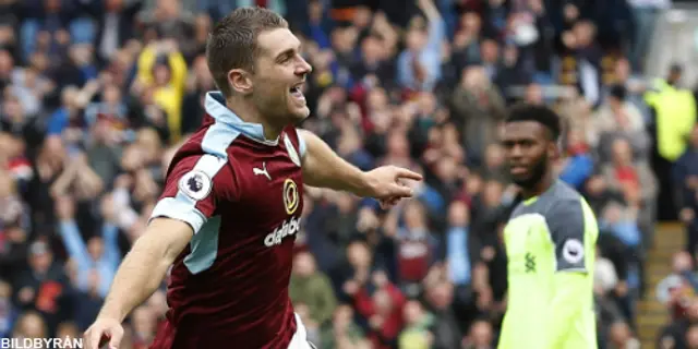 Burnley besegrade Liverpool på ett fullsatt Turf Moor