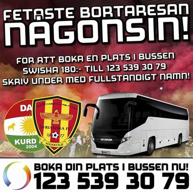 BUSSAR RULLAR MOT BORLÄNGE!