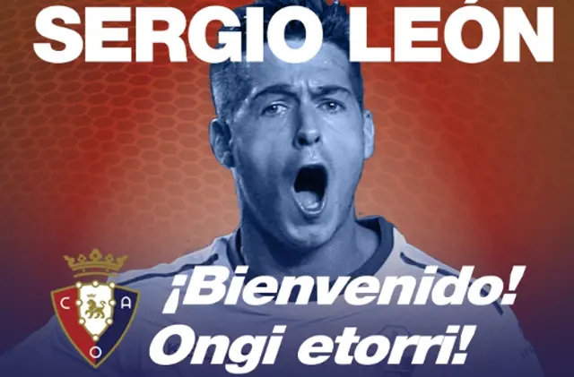 Officiellt: Sergio Leon klar för Osasuna