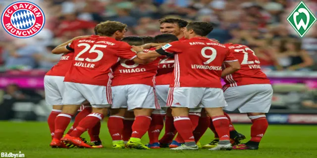 Matchstatistik: FCBayern - Werder Bremen 