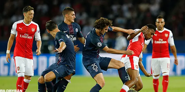 Paris SG - Arsenal 1-1: Två förlorade poäng