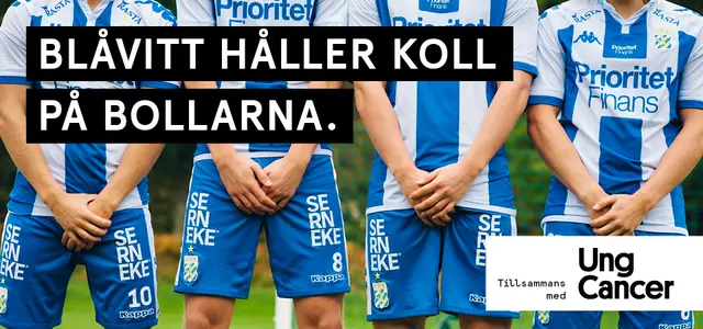 IFK Göteborg gör kampanj med Ung Cancer