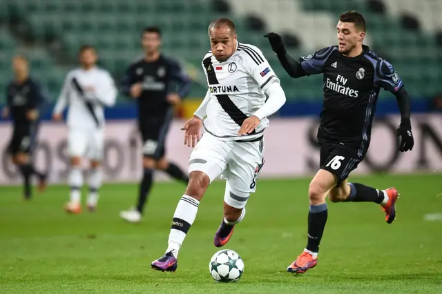 Spelarbetyg: Legia Warzawa 3-3 Real Madrid 