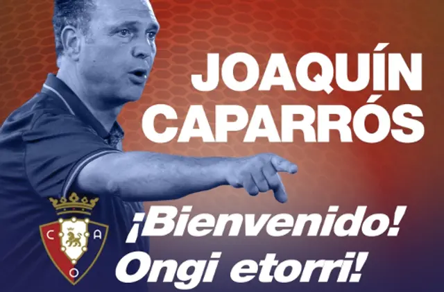 Officiellt: Caparrós tar över Osasuna