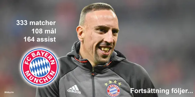 Franck Ribéry stannar i München 